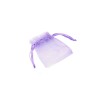 Petit  sac en organza 70x90mm  parme x10