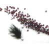 Toupies en cristal de Bohême 4mm VIOLET-Dark Amethyst AB x 25