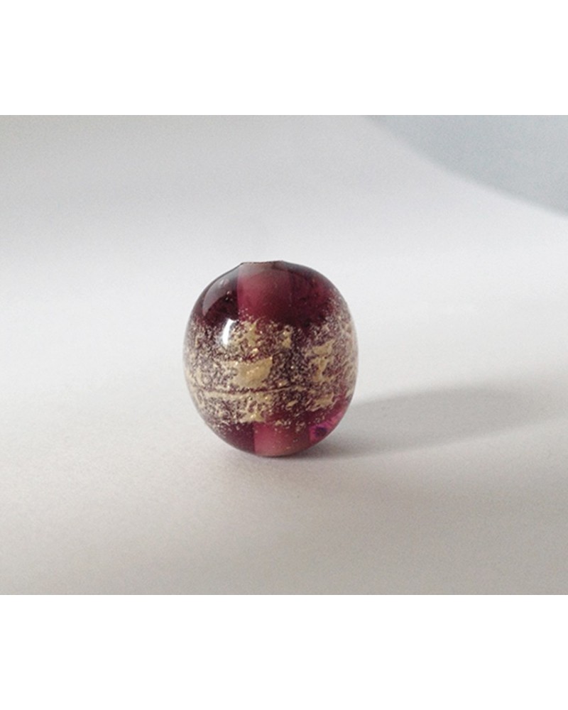 Audrey SeR: Perle en verre de Murano n° 14 - 17x16 mm