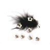 Coupelle fleur 6mm argent vielilli X 1 ou par 10