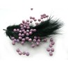 Facettes de Bohême 4mm Opaque Luster Amethyst x 50