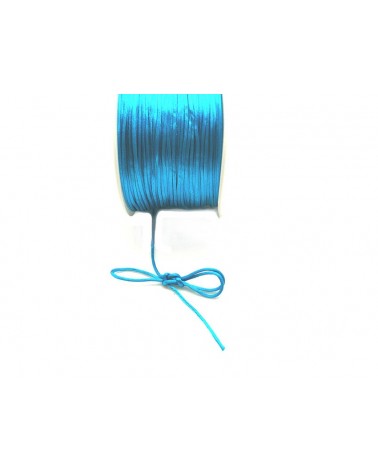 Queue de rat 1.2mm bleu turquoise x 2.5 mètres