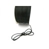 Queue de rat 1.2mm noir x 2.5 mètres