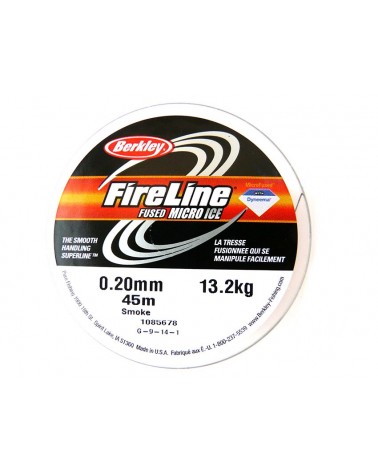 Fil Fireline 0.20mm (14LB) nylon tressé SMOKE x 45M