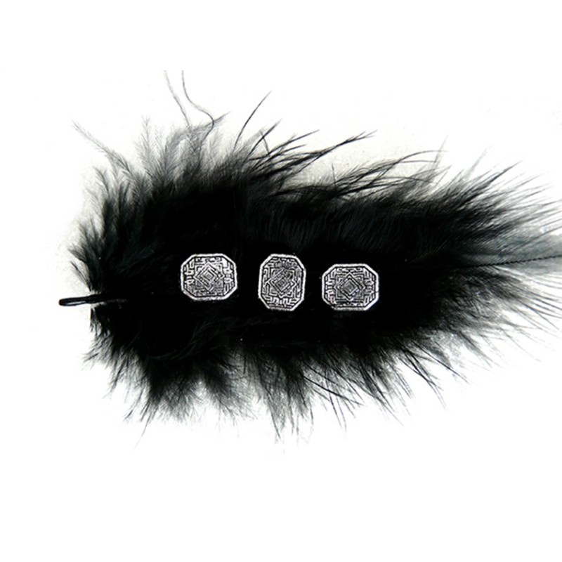 Octogone acrylique 11x9mm argent vieilli X 25 ou par 250