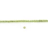 Péridot naturel lisse 3mm X 10
