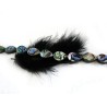  Goutte Abalone naturel 10 x 14mm par 4