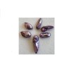 Perles baroques d'eau douce VIOLET x 5