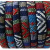 Cordon ethnique rond multicolore N°1 x 25cm