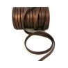 Cuir Nappa plat bronze métalisé 5mm  X 50cm