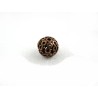Perle  filigranée cuivre 18mm X 1