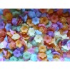 Fleurs 10 x 4mm givrées mélangées x 20
