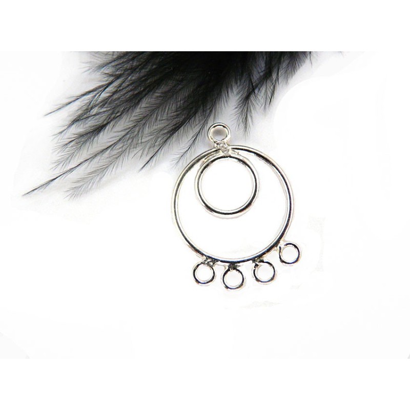 Chandelier en argent 925 14mm X 1 paire