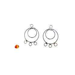 Chandelier en argent 925 14mm X 1 paire