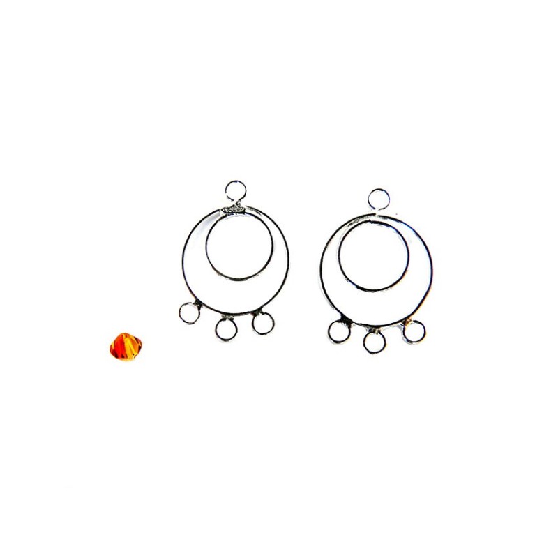 Chandelier en argent 925 14mm X 1 paire