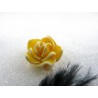 Rose Fimo 20mm Jaune X 1