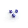 Perles polymère Fimo 8mm-Turquoise-rose -violet x 10
