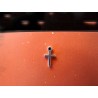 Breloque, charm, Croix 13mm argenté  x 1