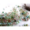 Facettes  4mm crystal multi mix AB x 50