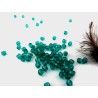 Facettes de Bohême 4mm vert Emeraude x 50