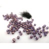 Facettes de Bohême 4mm Opaque Luster Amethyst x 50