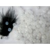 Facettes de Bohême 4mm White opal  x 50