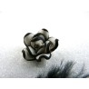Rose Fimo 20mm Blanc et Noir X 1