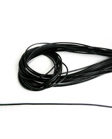 Cordon- cuir-noir-noir2mm X 105 cm