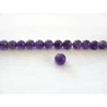 Amethyste 8mm lisse grade AAA violet moyen par 10