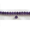 Amethyste 6mm lisse grade AAA par 15