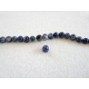  sodalite perles 10mm bleu blanc