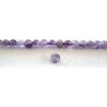 Amethyste lisse 6mm  grade AB par 15