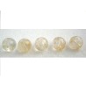 Perle lisse Citrine 14mm X 1