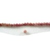 Rhodonite rose 4mm lisse X 20