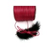 Cordon ciré tressé ROUGE  1,5mm qualité supérieure X 3M
