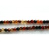 Agate Miracle 4mm facettées marron x  20