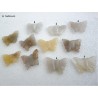 Papillon en Agate 20x16mm-au choix- X 1