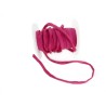 CORDON en SOIE HABOTAI Roulottée 5mm ROSE FUCHSIA x  0,50 M