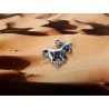Breloque cheval 16mm argenté vieilli x1