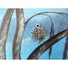 Breloque arbre 16x20mm argenté vieilli x1