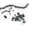  Hématite chips 4-9mm Noir X 8cm