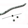  Hématite carré facetté 4mm noir X 20
