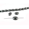  Hématite olive 14x10mm Noir X1