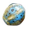 Lanterne céramique 28x14mm BLEU X1
