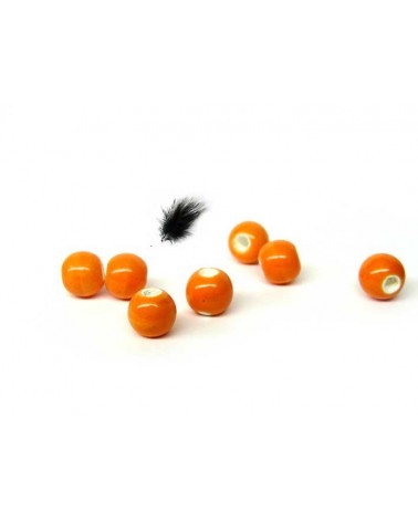  céramique 6mm orange par 15