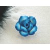 Rose Fimo 25mm turquoise X1