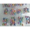 Perles pâte polymère Fimo 10mm couleurs mélangées x10