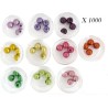 1000 perles magiques 8mm mélange JARDIN
