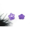 Fleur acrylique 16mm violet X5