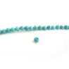 Rondes 6mm  Turquoise vert  X 15